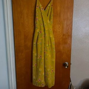 Yellow Floral Jumpsuit